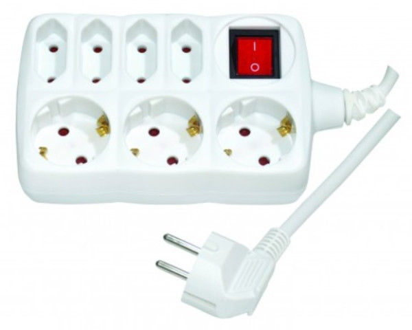 Mitea ELECTRIC Produžni kabl sa 7 utičnica