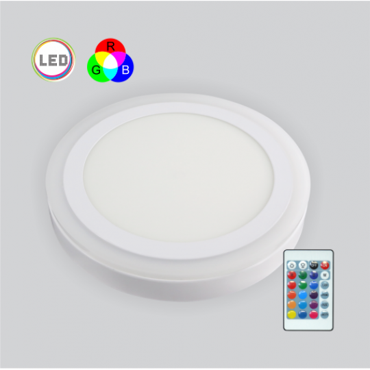Mitea LIGHTING MP18NO-WRGB Nadgradni okrugli LED panel 18W+6W