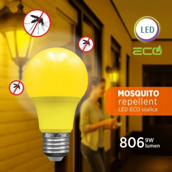 MIT.EL LED ECO Sijalica E27 9W 806lm Antiinsekt