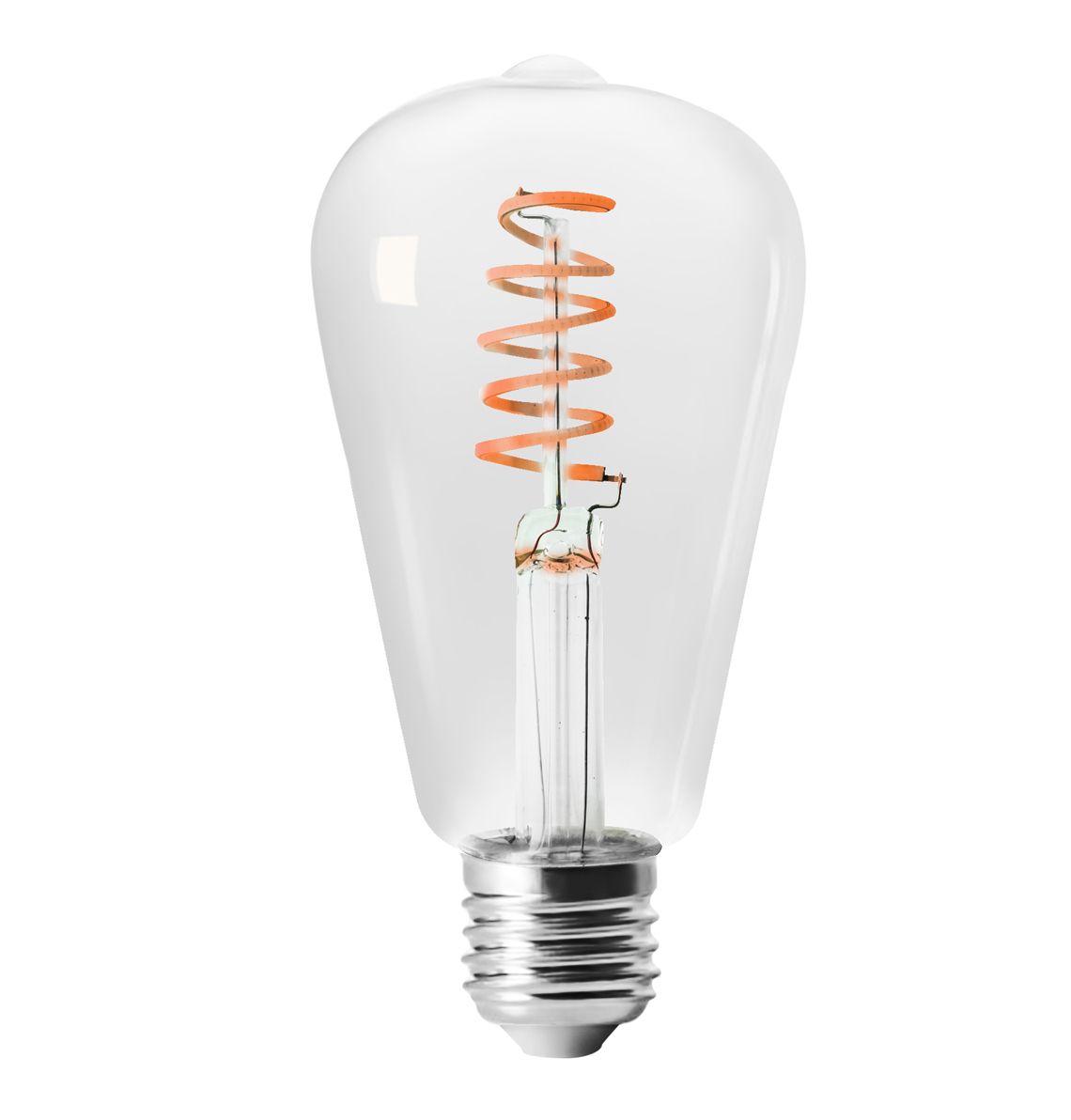 LYNCO ST64 LED Filament E27 4W 2000K, Crvena