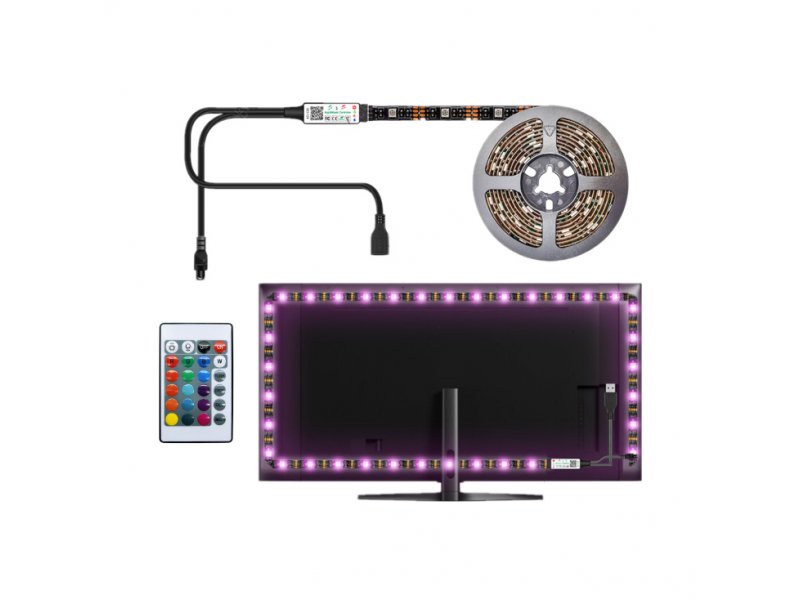 Prosto LTK5050/30RGB-RC/3 Set RGB LED traka 3m