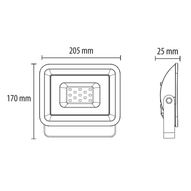 Prosto LRF013EW-50/WH LED reflektor 50W, Wh