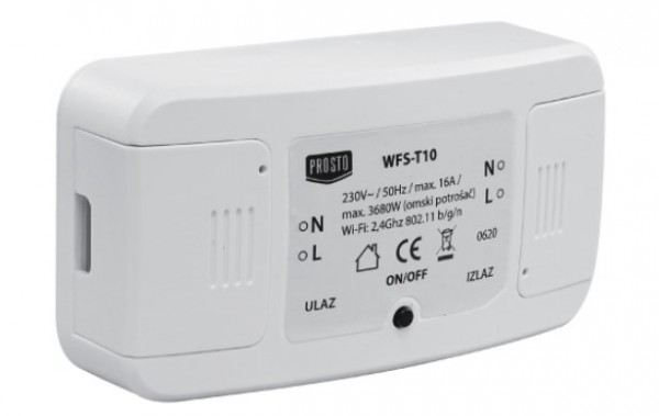 Prosto WFS-T10 Wi-Fi Smart prekidač strujnog kola
