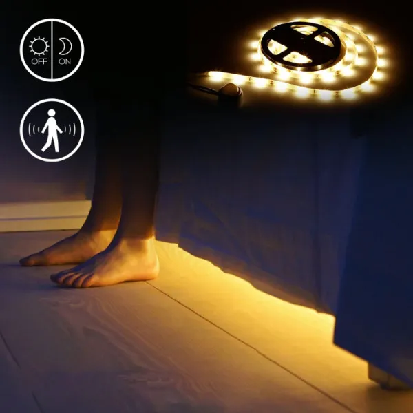 Elementa LED traka za krevet sa senzorom 2x1.2m/30LED 8W IP20