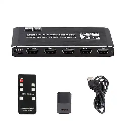 Valteh KT-HSW-T241 HDMI Spliter 1x4 1080P ver2.0 4K 60Hz, Crni