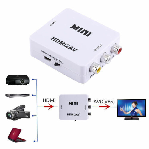 Kettz KT-HD2RC.01 Konvertor HDMI na 3RCA HDMI 1.3, Beli