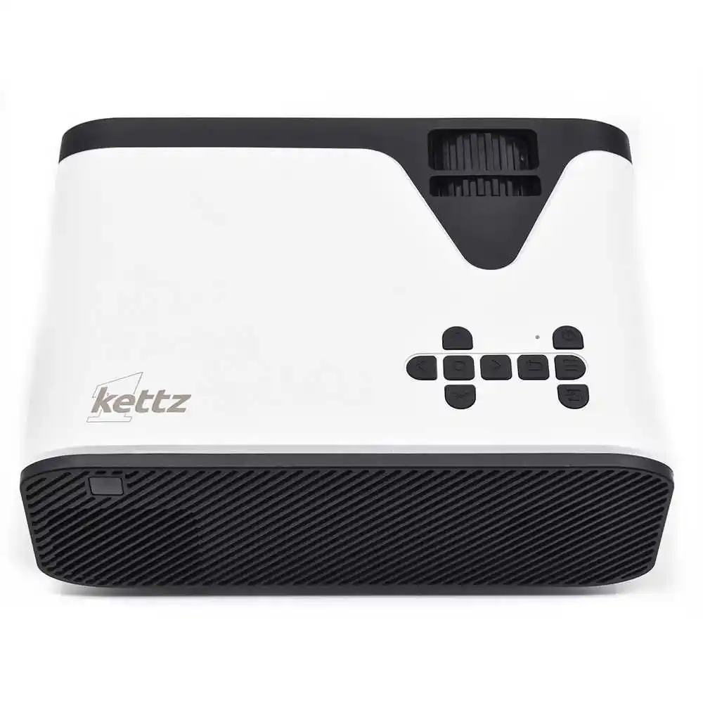 Kettz KT-P200 Projektor LED Mini 1280 x 720 4200 lum 2000 1 USB HDMI VGA zvuč, Beli