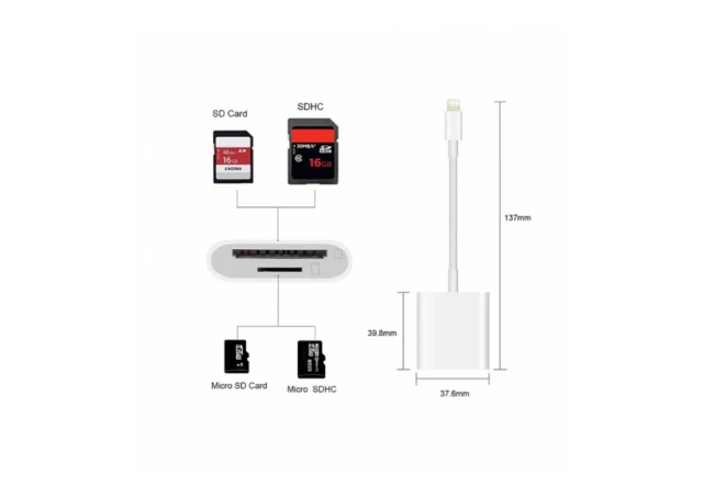 Velteh E11-359 Pro Čitač kartica Lightning