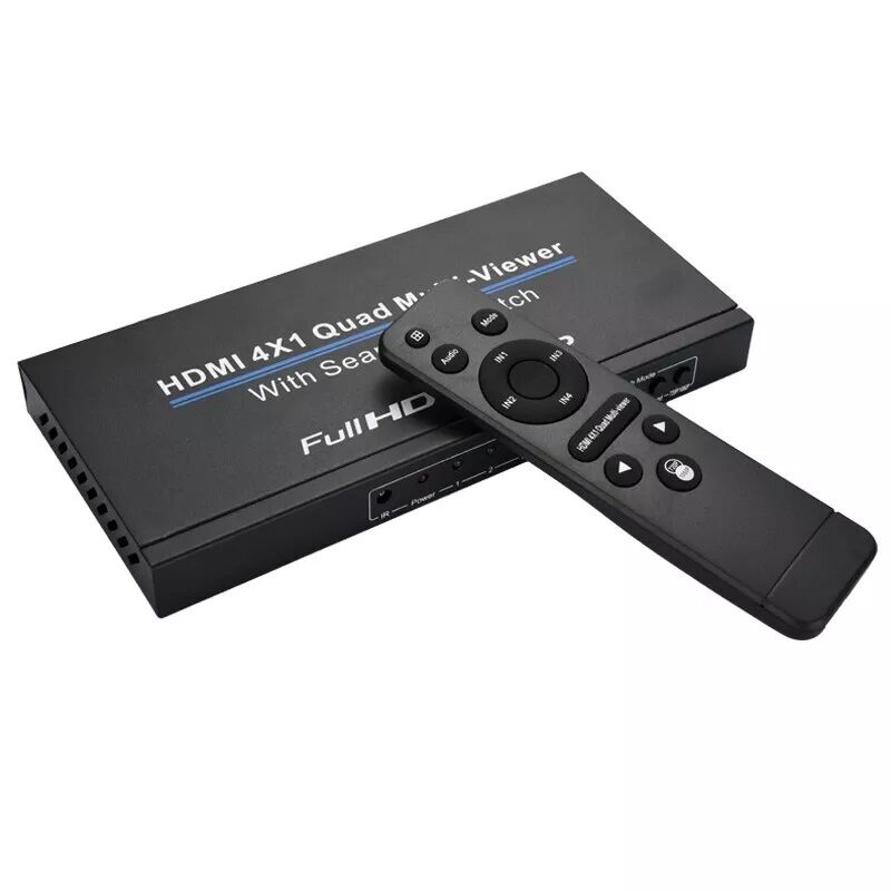 Kettz MQ-K400 1080p HDMI Preklopnik 4u1 Quad/Multi-viewer funkcija