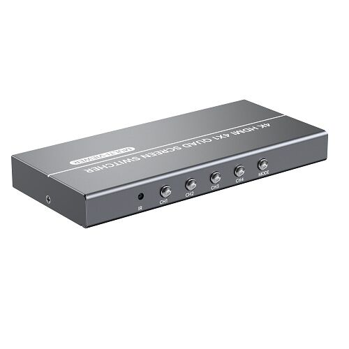 Kettz MQ-K430 HDMI Preklopnik 4u1 Quad/Multiview funkcija 4K 30Hz