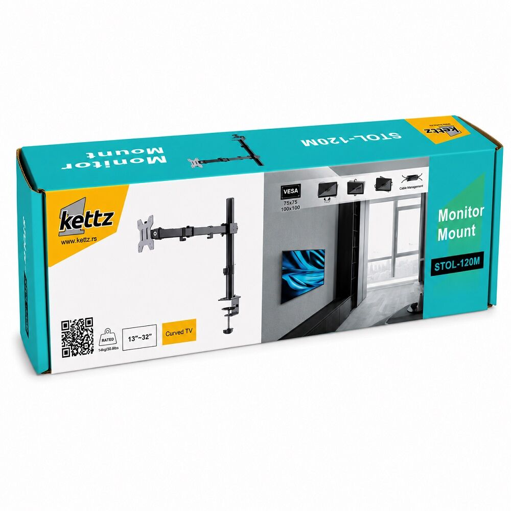 Kettz STOL-120M Stoni nosač za monitor 13-32" 10 kg
