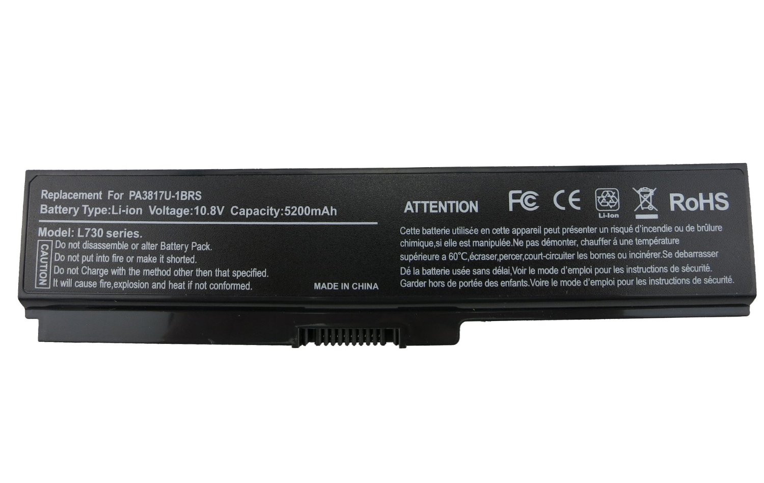 Baterija za laptop Toshiba Satellite C650 C660 A660 A665 L650 L650D L655 L670 3817