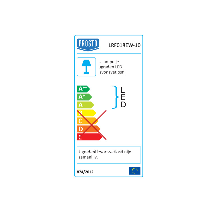 Prosto LRF018EW-10 LED reflektor 10W