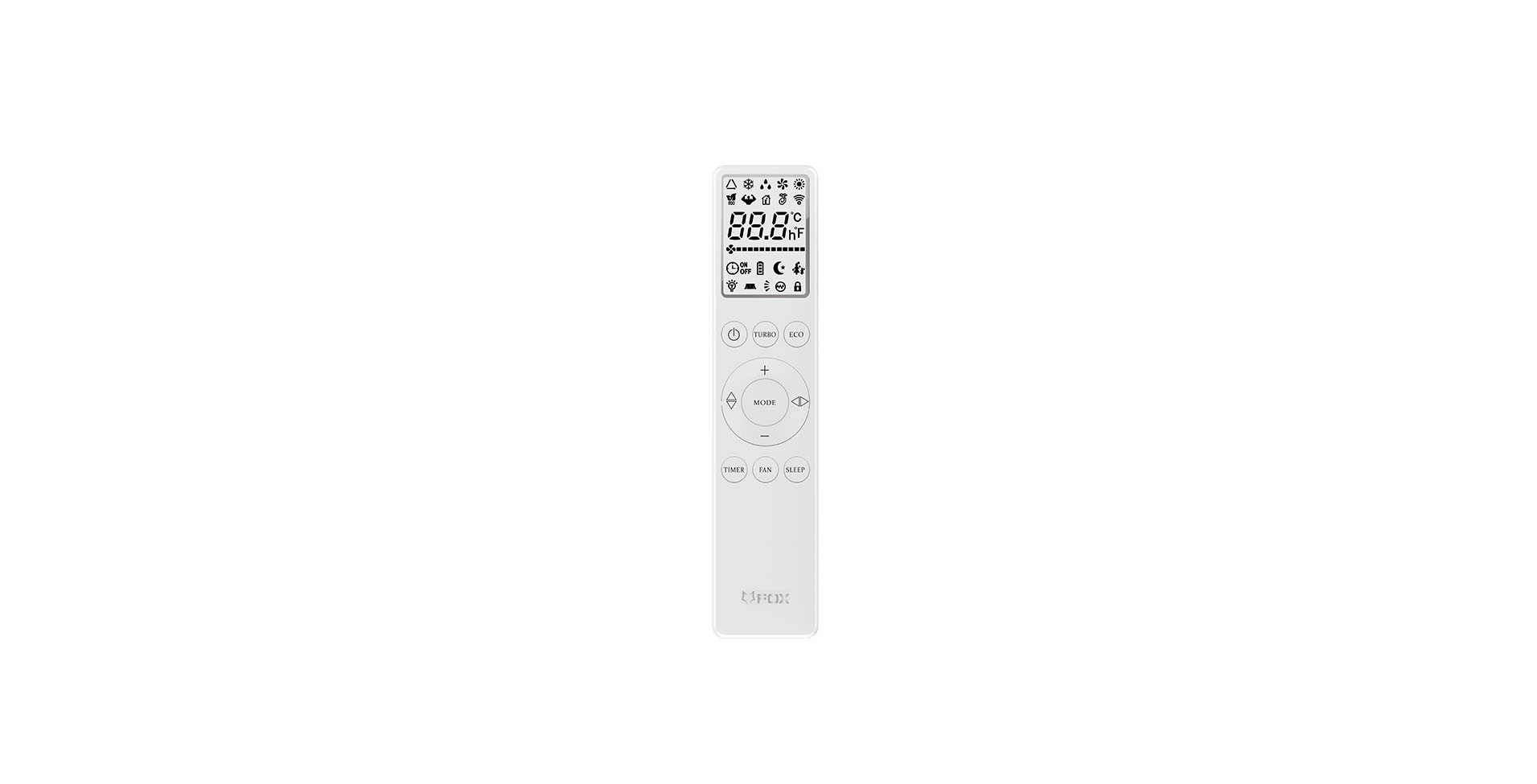 Fox FAC-12INJP62 Klima - Inverter 12000 BTU Wi-Fi -15°C, Bela