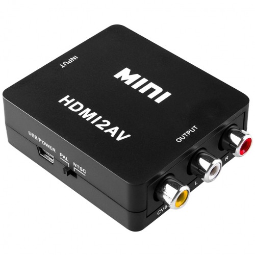 Fast Asia Adapter HDMI - AV 3xRCA 1080P