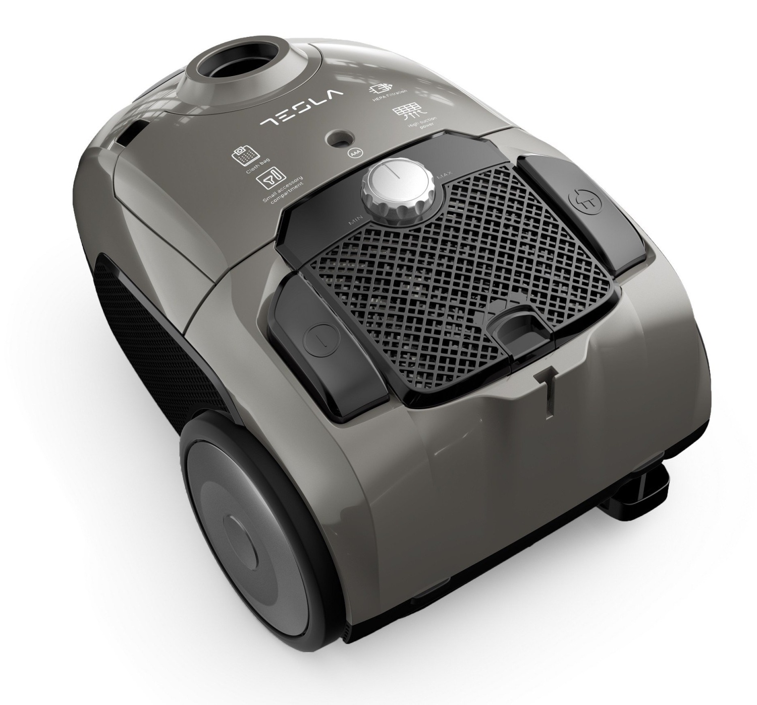 Tesla BG300G Usisivač sa kesom 800W 3,5l, Sivi