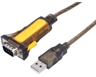 E-Green Adapter USB2.0 tip A (M) - RS-232 (M) 1.5m