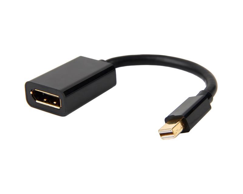 E-Green Adapter Mini Display port (M) Display Port (F), Crni