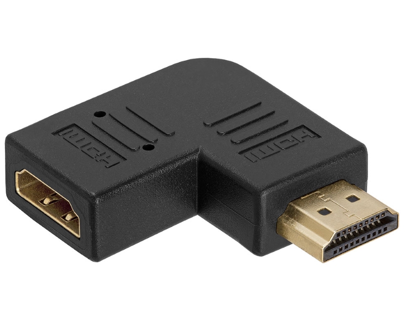 E-Green Adapter HDMI (M) - HDMI (F), Crni