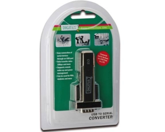 Digitus DA-70156 Adapter USB 2.0 tip A (M) Serijski port (RS-232) 9pin (M), Crni