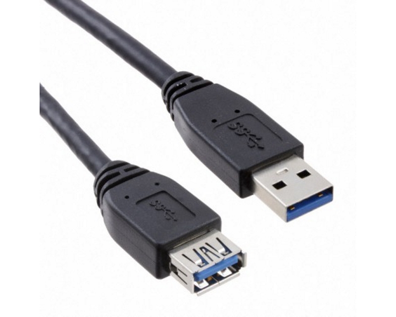 E-Green Kabl USB 3.0 A - USB A M/F produžni 1.8m, Crni