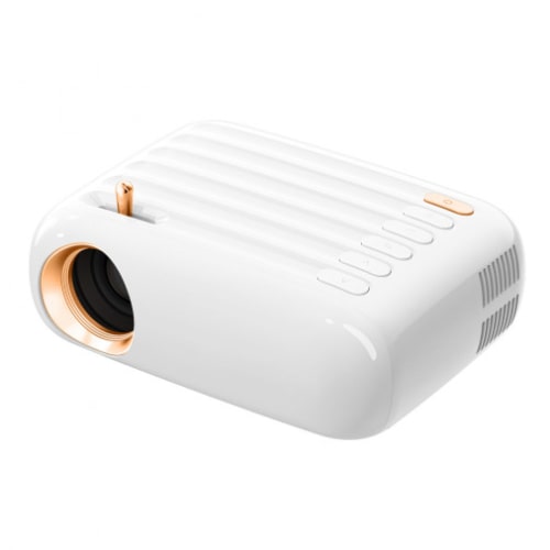 MAXBOX HQ2 V2 Android projektor Mini + torba, Beli