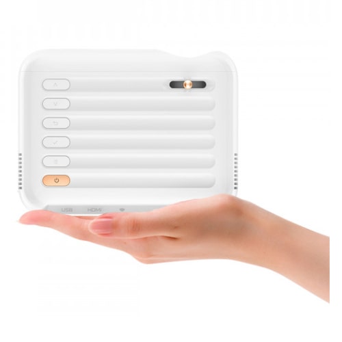 MAXBOX HQ2 V2 Android projektor Mini + torba, Beli