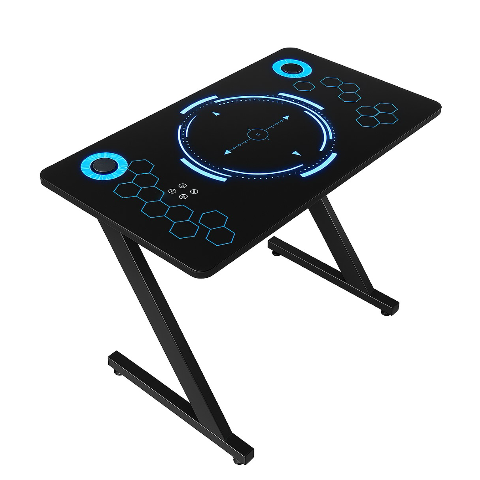 Shooter HC-GT-020X Gaming sto RGB osvetljenje, Crni