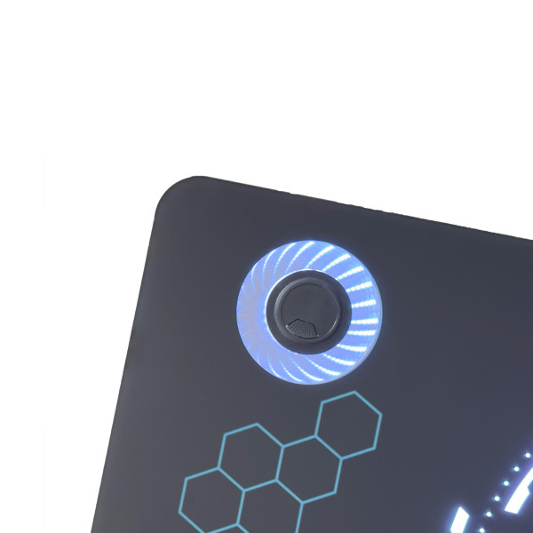Shooter HC-GT-020X Gaming sto RGB osvetljenje, Crni