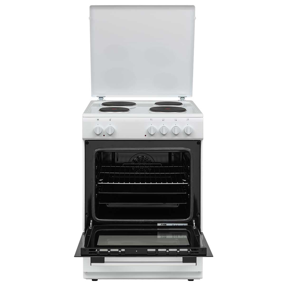 Električni šporet Vox EHT6020WG širina 60cm/4x strujna ringla