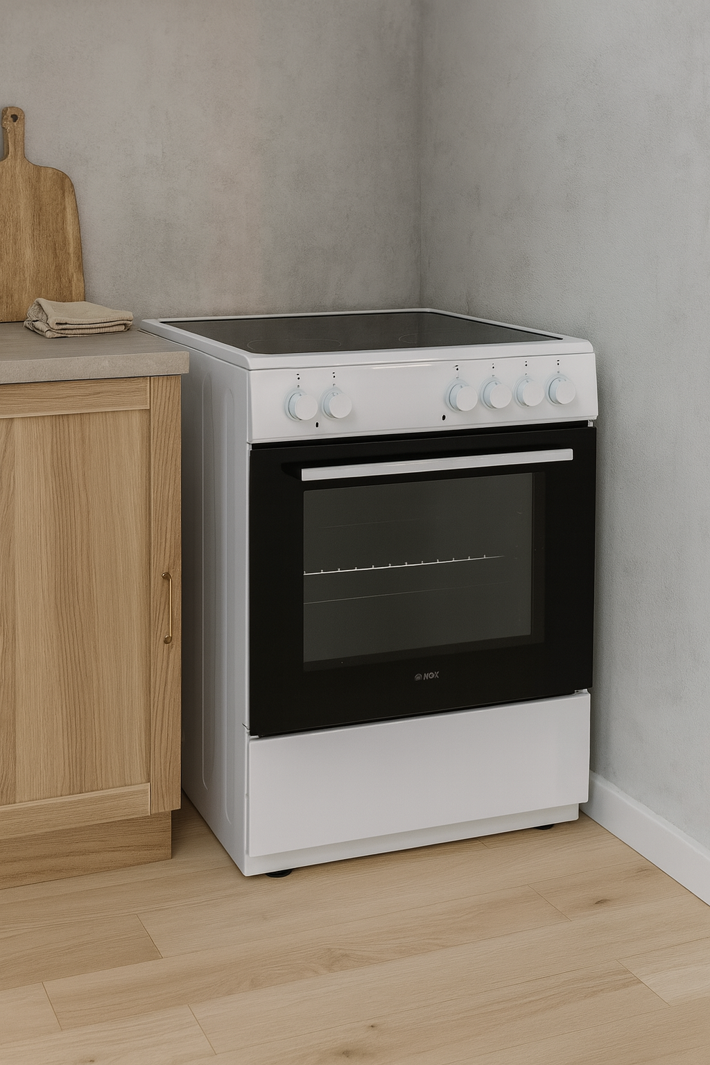 VOX CHT6000WBF Električni šporet 72l, Beli
