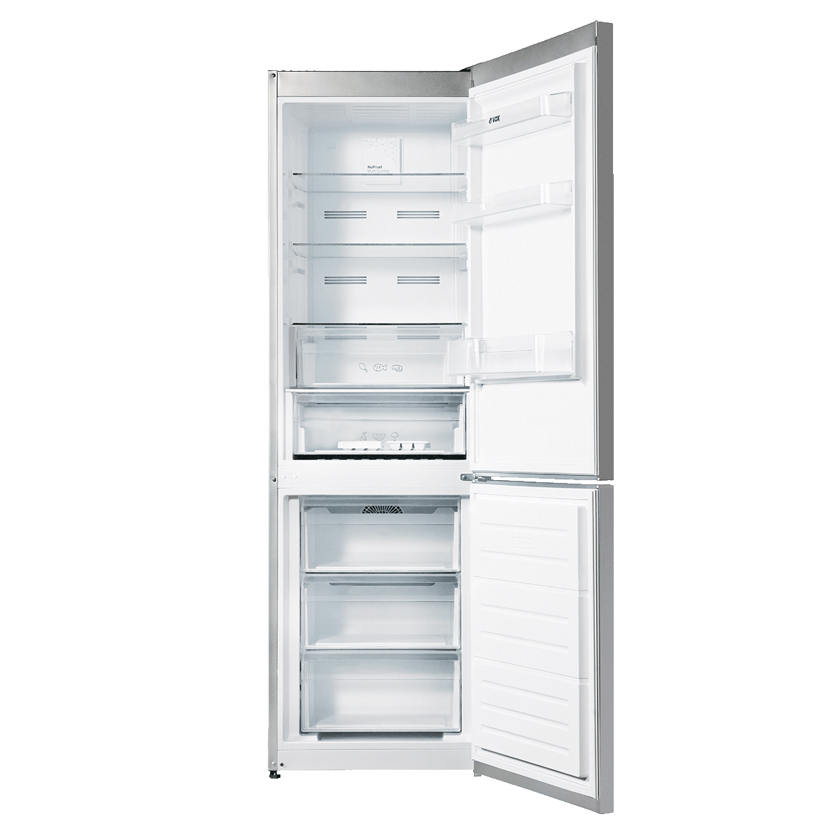 Frižider Vox NF3730IXE kombinovani visina 186/zapremina 331l+101l