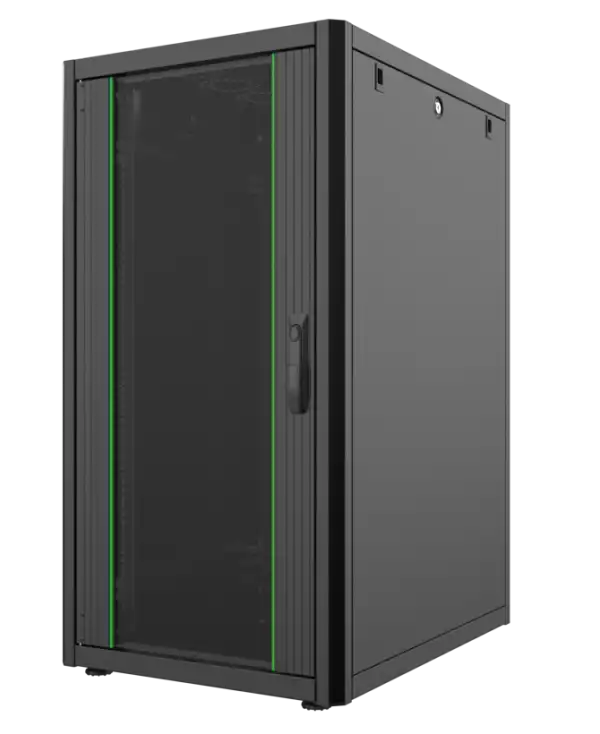 22U/19 rack cabinet standing Mirsan GTN22U68DE 600mmx800mmx1164mm black