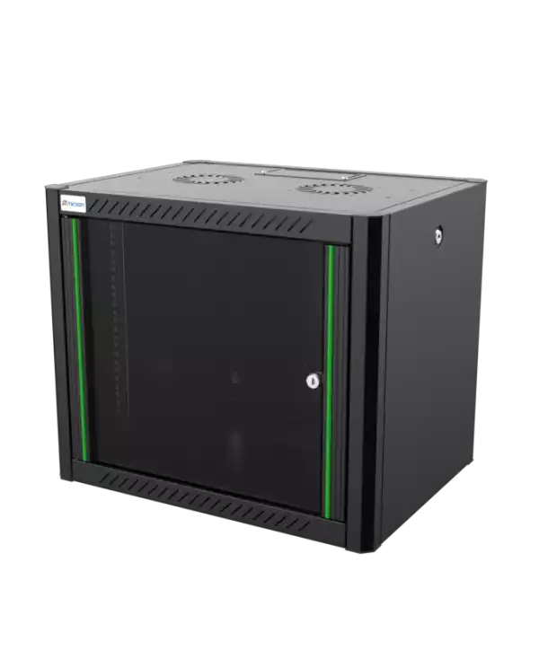 9U/19 wall-mounted rack cabinet Mirsan WTN09U45 600mmx450mmx512mm Black
