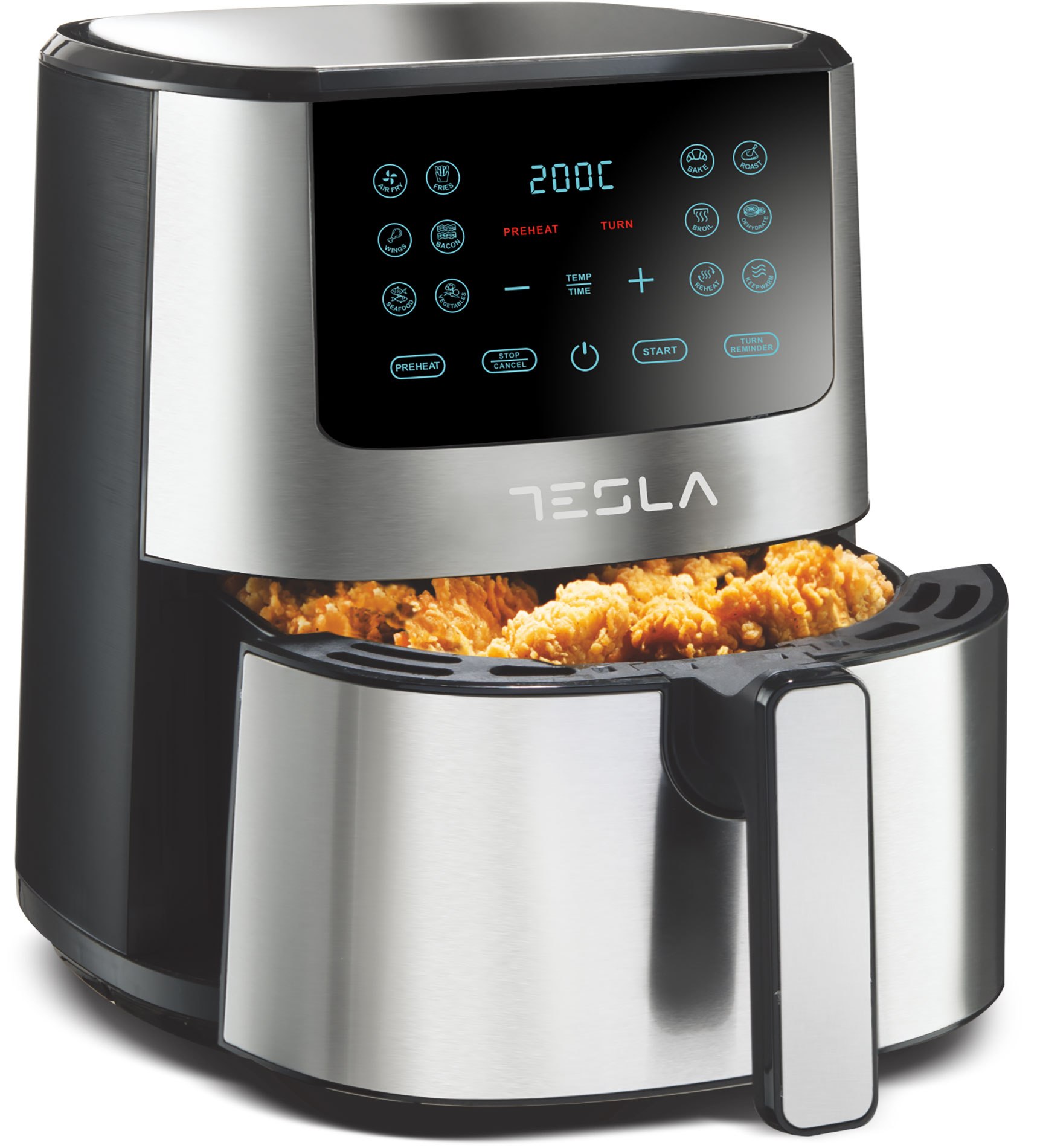 Tesla AF501BX Air Fryer 5l 1300W Digital panel, Sivo-crni