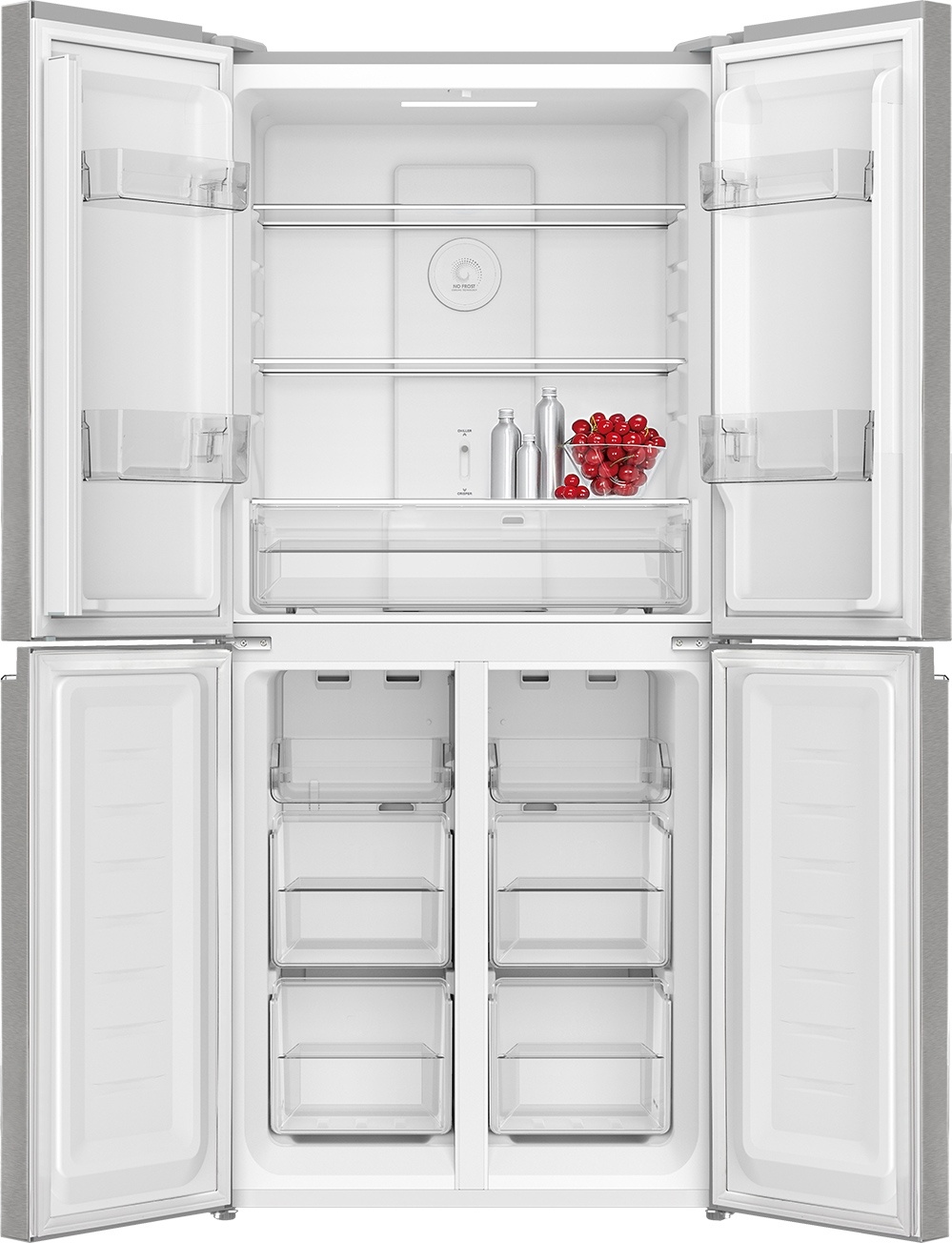 Tesla RM3400FHXE Frižider multi-door No frost E 237+125L 79x60x180cm inox