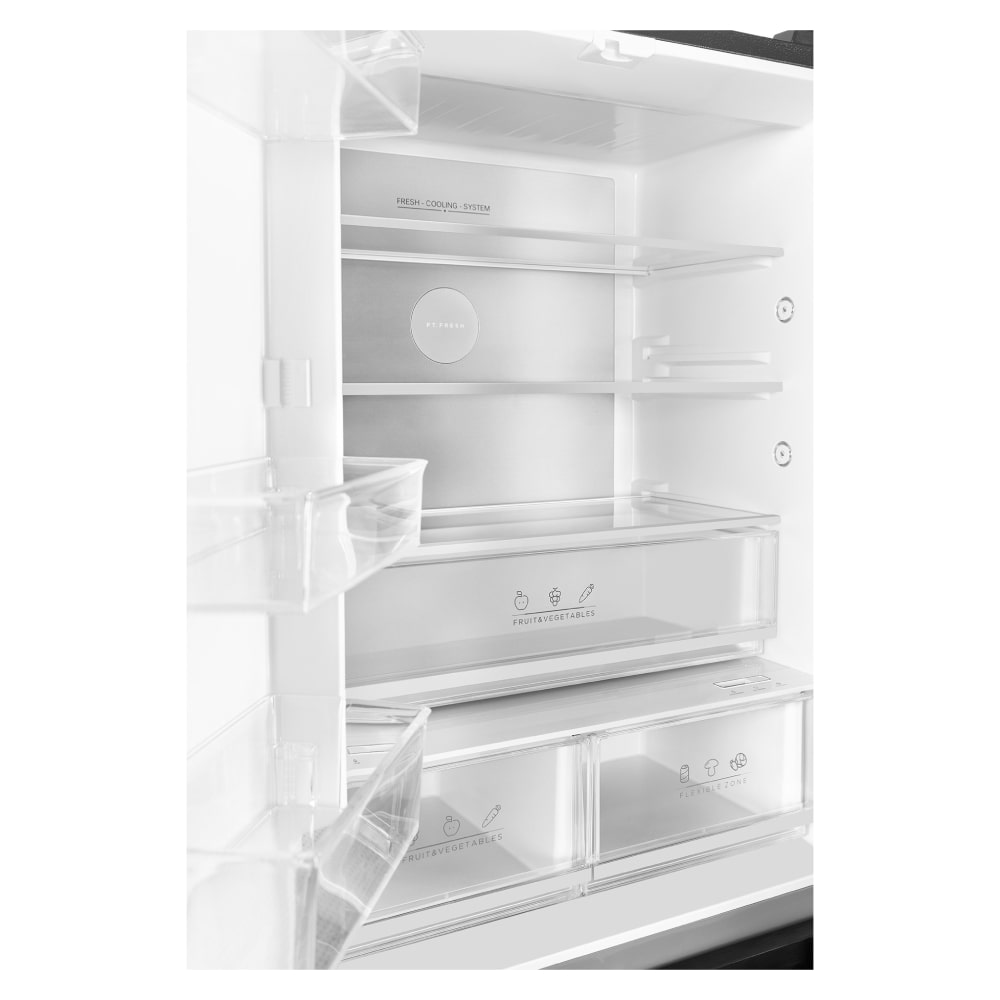 Tesla RF5100FMBE Frižider side-by-side /Total No Frost/F/341+170L/83,3x64,8x189x8cm, Crna