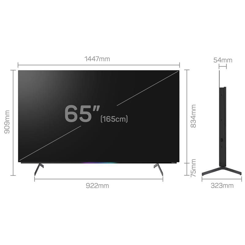 Tesla O65S949GUS Smart Televizor OLED 65" UHD Google TV Sivi