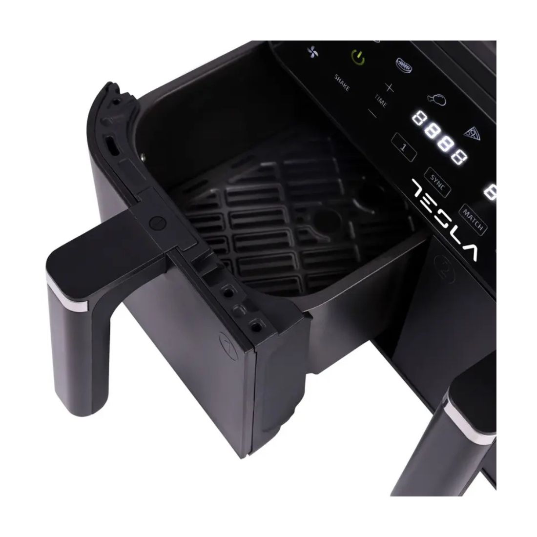Tesla AF900BSD Air Fryer 2400 W 4,5 l + 4,5 l Digitalni panel, Crni
