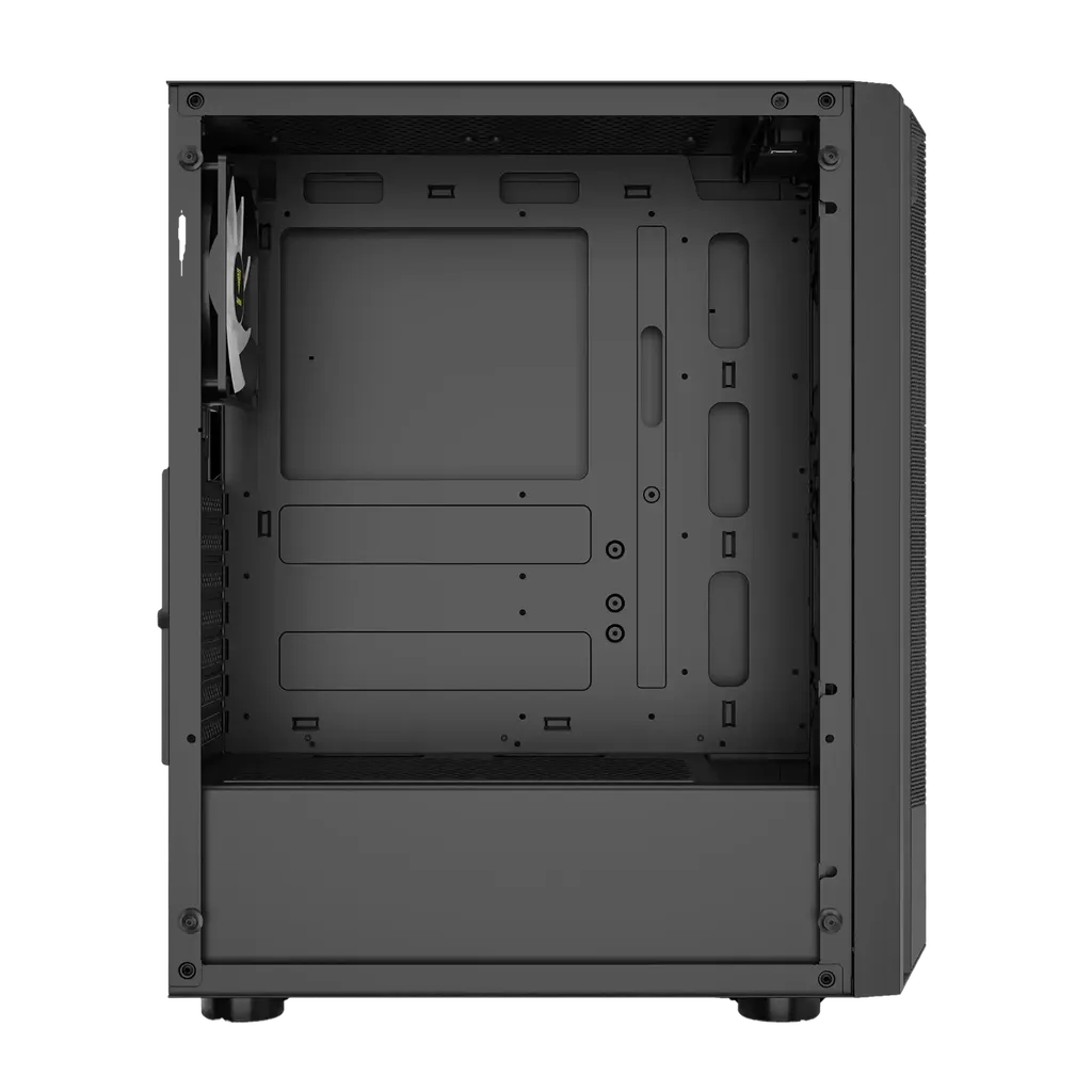 GAMDIAS Aura GC6 Elite ARGB GP650W Midi Tower kućište ATX 650W, Crno