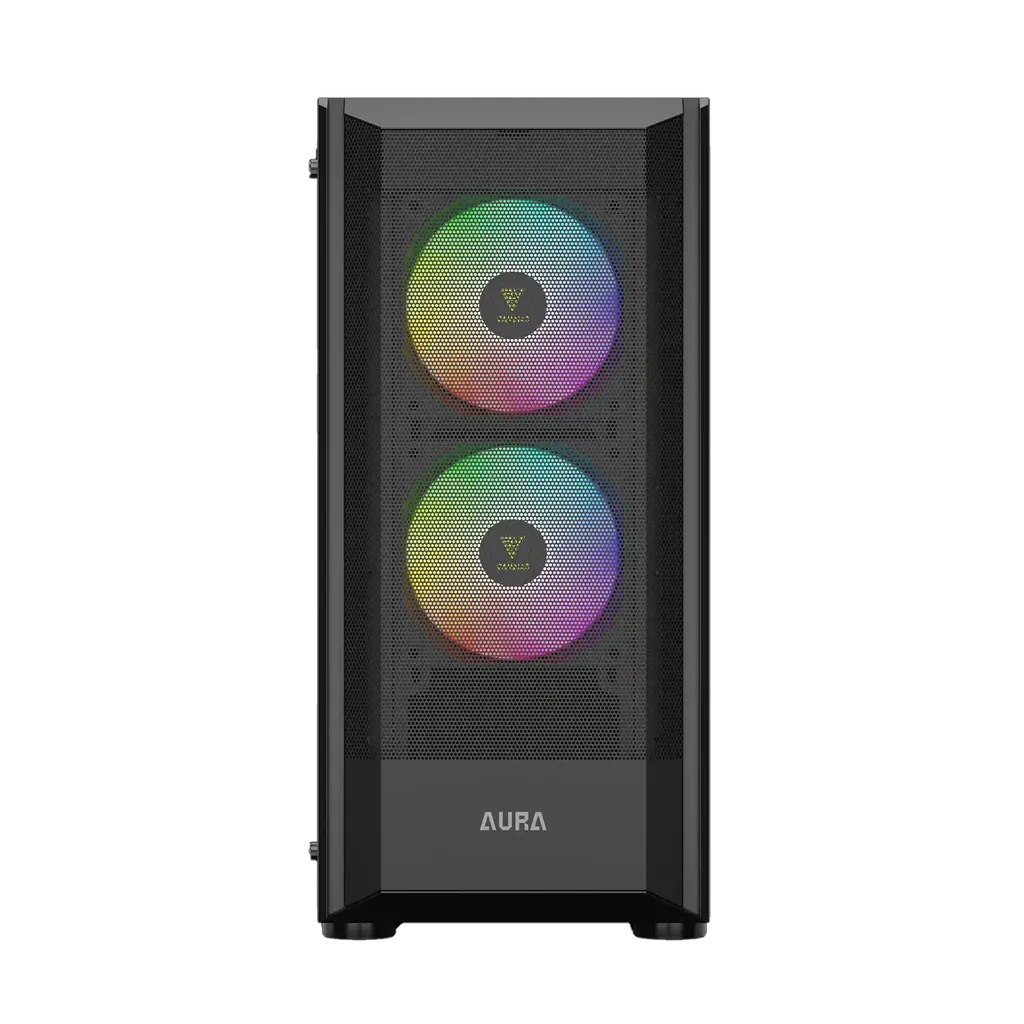 GAMDIAS Aura GC6 Elite ARGB GP650W Midi Tower kućište ATX 650W, Crno