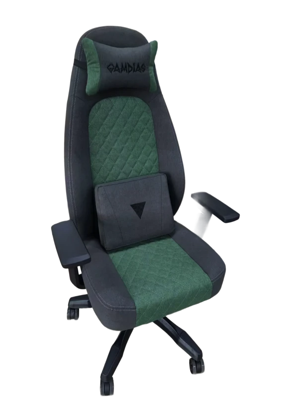 Gamdias Zelus E4 Weave Gaming stolica sivo/zelena