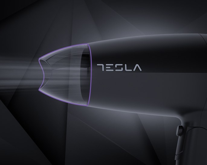 Tesla DRH200BT Fen za kosu Sklopiv 1600 W 2 nivoa, Crni