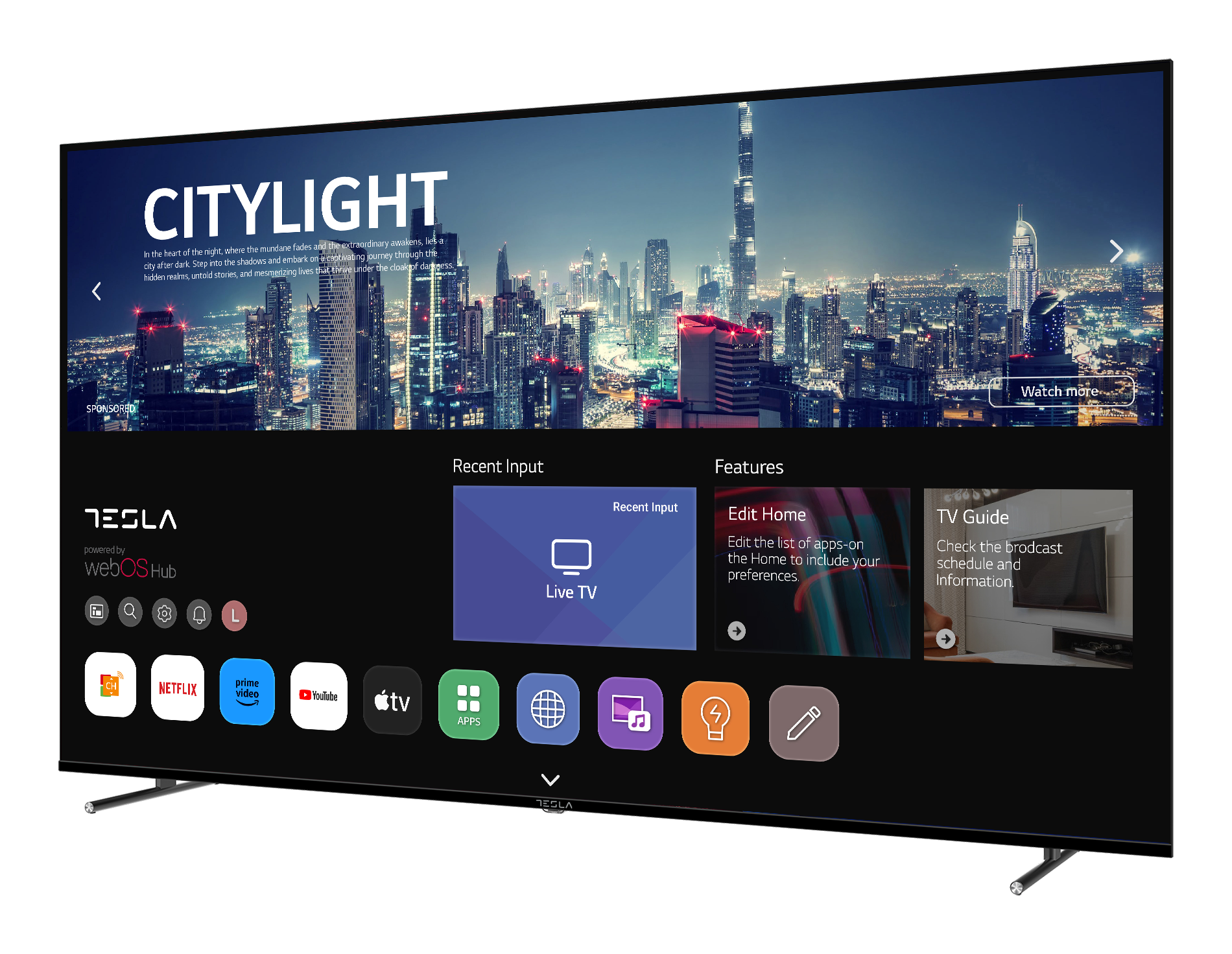 Tesla 75E645BUW Televizor 75" 4K UHD Smart, Crni
