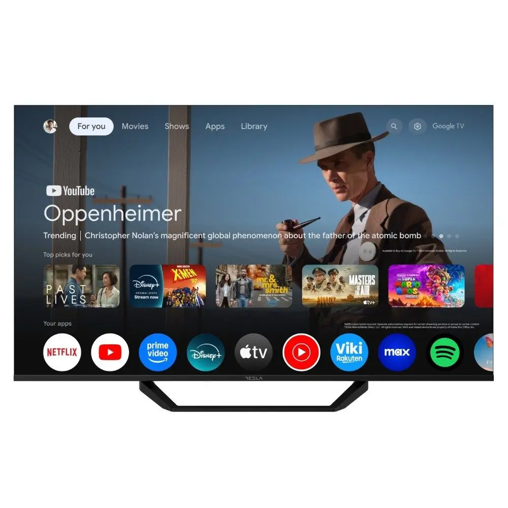 Tesla 50E655BUS Televizor 50" 3840x2160 (4K UltraHD) Smart GoogleTV, Crni