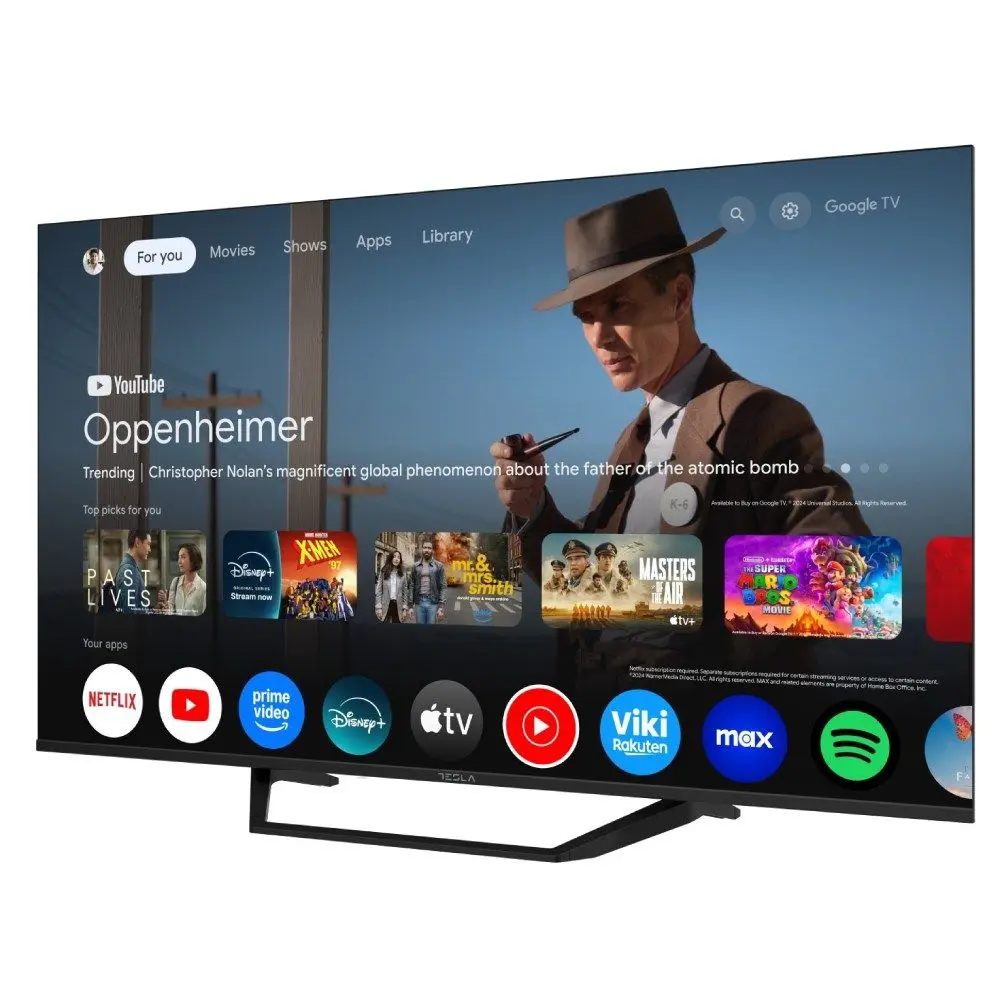 Tesla 50E655BUS Televizor 50" 3840x2160 (4K UltraHD) Smart GoogleTV, Crni