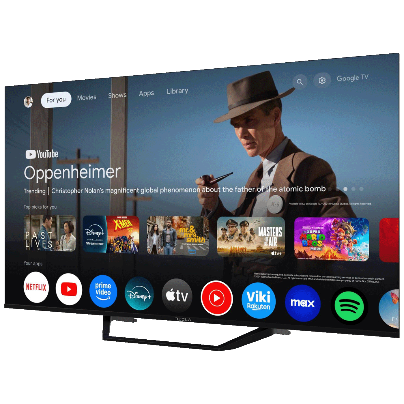 Tesla 65E655BUS TV 4K Gugl