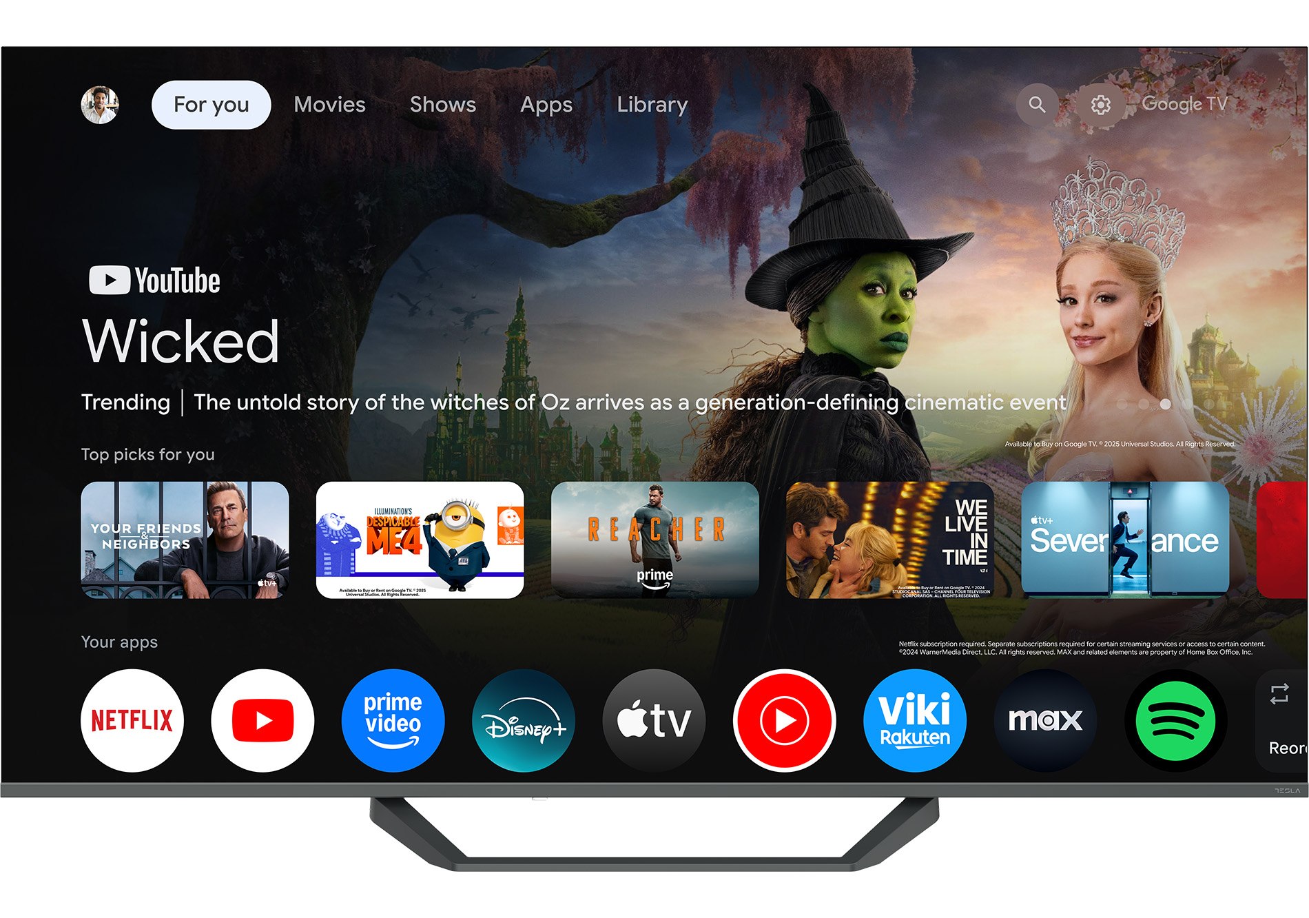 Tesla Q50E655GUS Televizor 50" QLED 4K UHD Google TV, Crni