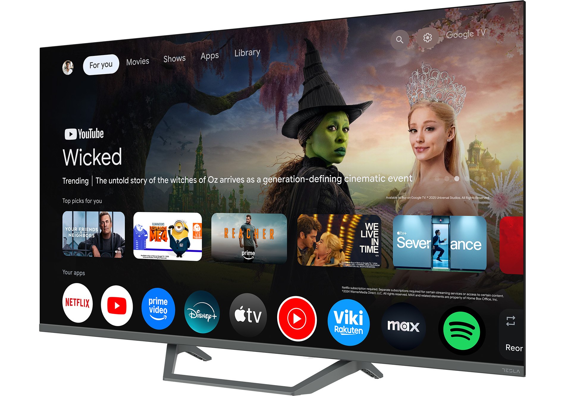 Tesla Q50E655GUS Televizor 50" QLED 4K UHD Google TV, Crni