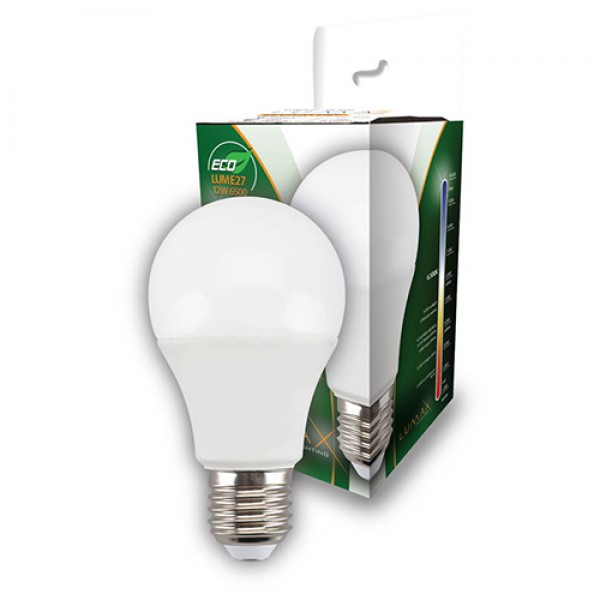 LUMAX LUME27-12W LED sijalica ECO 3000k toplo bela, Toplo bela